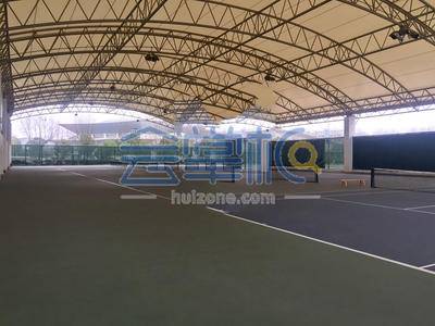 上海第二工业大学风雨网球场基础图库14